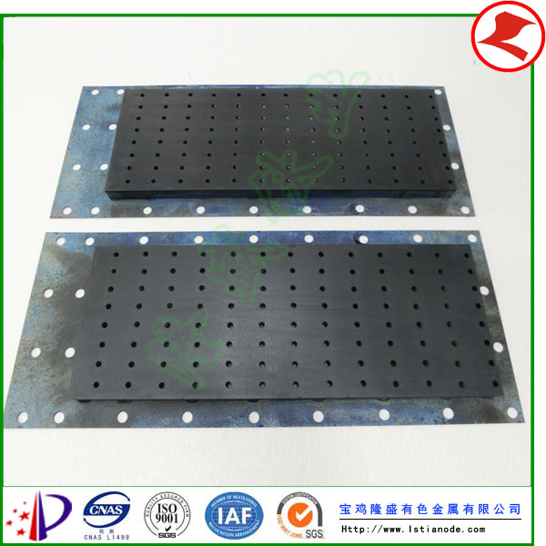 二氧化氯鈦電極順利發(fā)貨于山東客戶