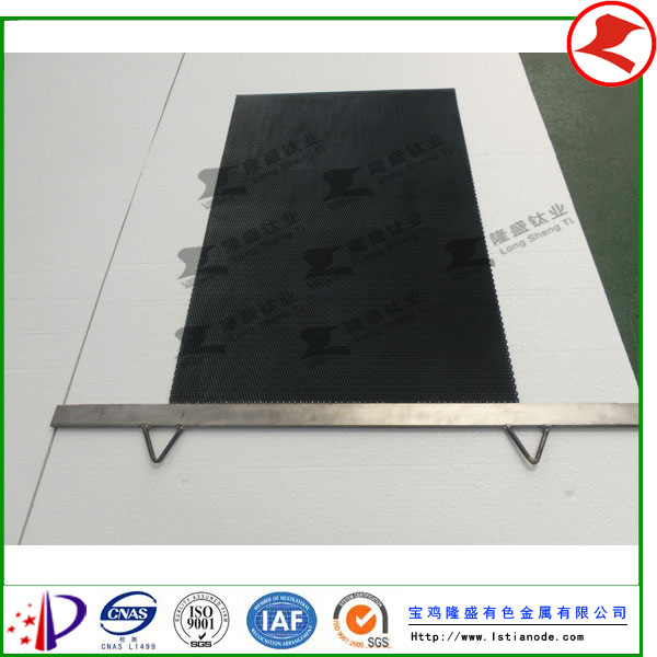 電解提煉金屬用鈦陽極發(fā)貨于湖北客戶