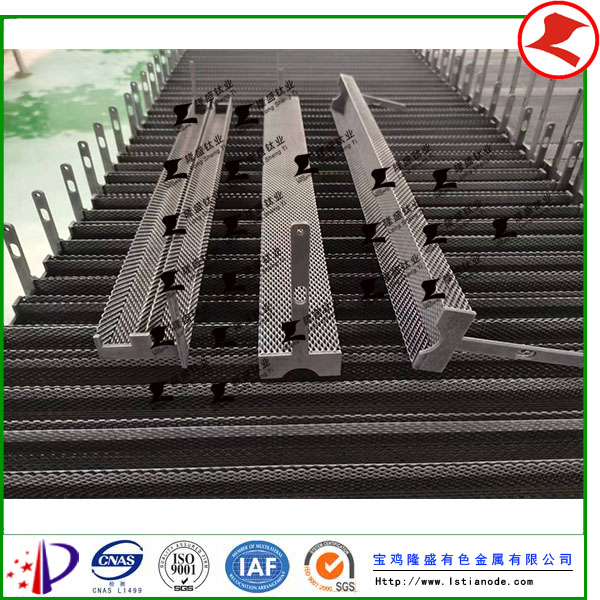 無錫客戶電鍍用銥鉭鈦陽極順利交付使用