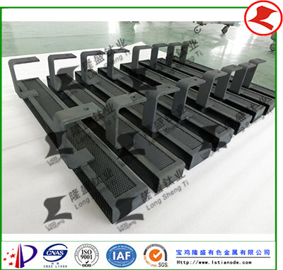 江蘇客戶電鍍用鈦陽極順利交付使用