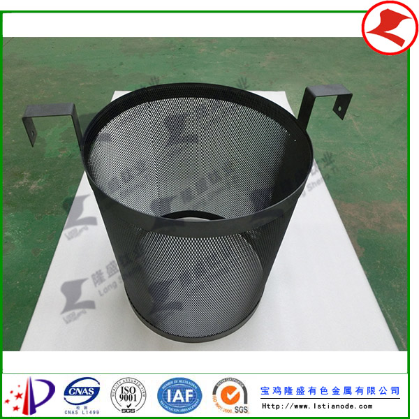 鈦陽(yáng)極網(wǎng)筒發(fā)貨于陜西客戶