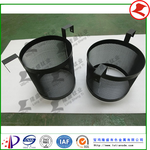 鈦陽極網(wǎng)筒發(fā)貨于山東客戶