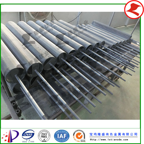 污水處理用鈦陽極發(fā)貨于江蘇客戶