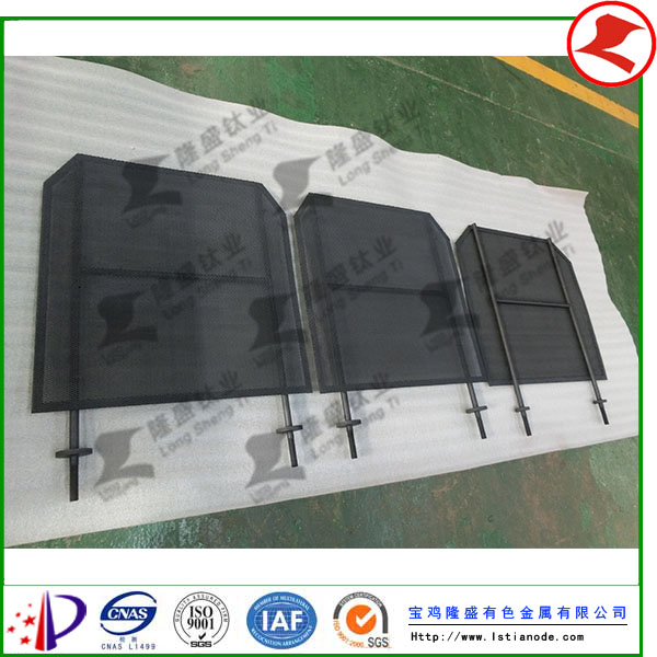 工業(yè)廢水處理用鈦陽(yáng)極已發(fā)貨