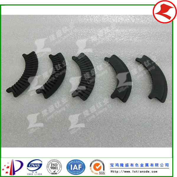 弧形鈦陽極發(fā)貨廣東客戶