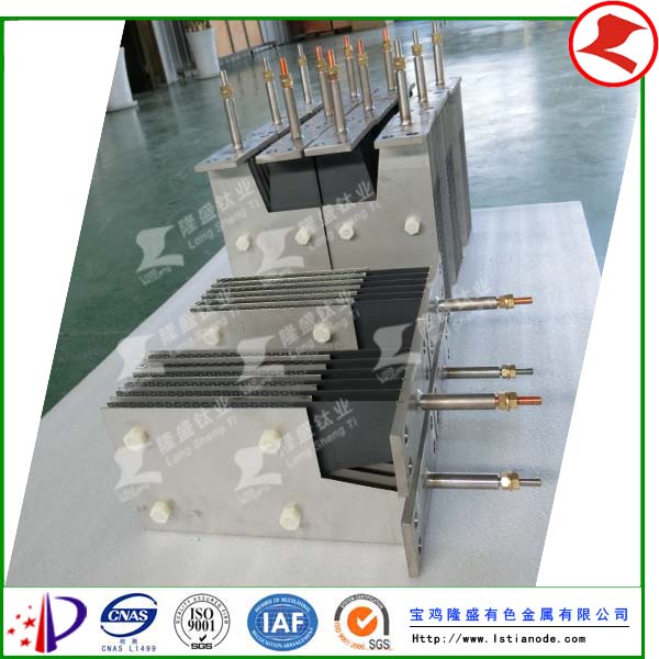 水處理用鈦陽極組件發(fā)貨廣西客戶